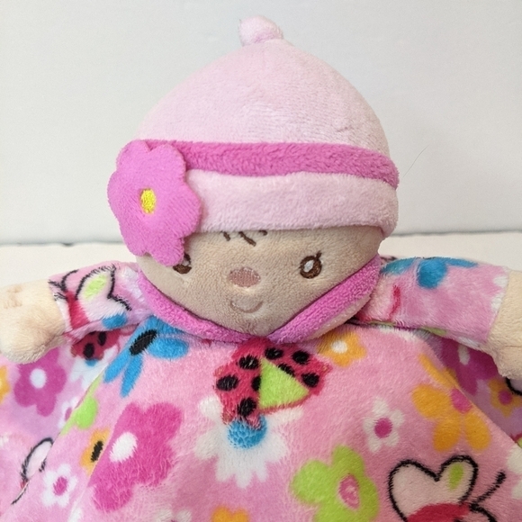 DOUGLAS Baby Pink girl doll security blankets lovey - Picture 2 of 6